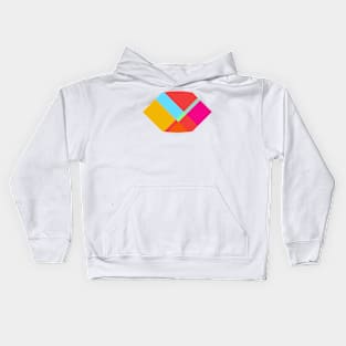 Colorful shape Kids Hoodie